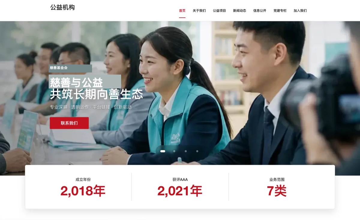 深圳某慈善基金会脱敏界面展示